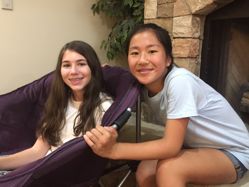 students smiling for camera