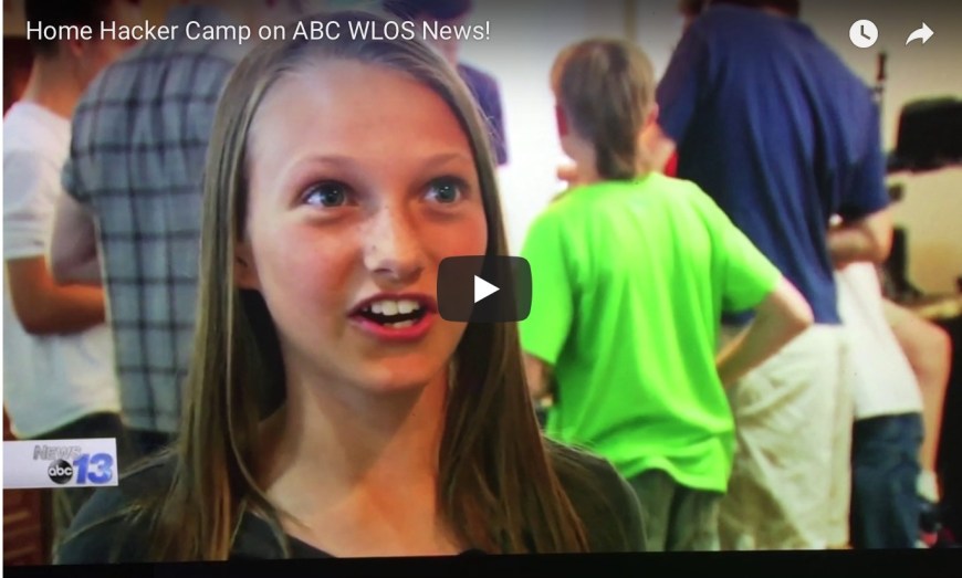 Home Hacker Camp on ABC WLOS News